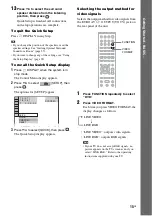 Preview for 15 page of Sony DAV-DZ20 Operating Instructions Manual