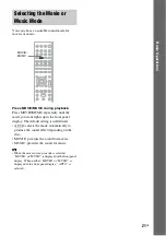 Предварительный просмотр 21 страницы Sony DAV-DZ20 Operating Instructions Manual