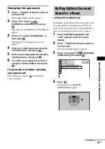 Предварительный просмотр 57 страницы Sony DAV-DZ20 Operating Instructions Manual