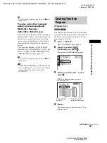 Предварительный просмотр 33 страницы Sony DAV-DZ250M Operating Instructions Manual