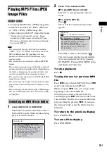 Предварительный просмотр 51 страницы Sony DAV-DZ265K Operating Instructions Manual