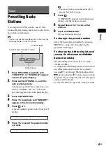 Предварительный просмотр 67 страницы Sony DAV-DZ265K Operating Instructions Manual