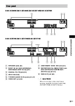 Предварительный просмотр 121 страницы Sony DAV-DZ265K Operating Instructions Manual