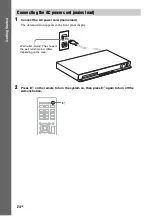 Preview for 24 page of Sony DAV-DZ340 Operating Instructions Manual