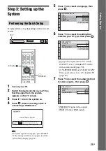 Preview for 25 page of Sony DAV-DZ340 Operating Instructions Manual