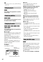 Preview for 32 page of Sony DAV-DZ340 Operating Instructions Manual