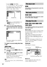 Предварительный просмотр 36 страницы Sony DAV-DZ340K Operating Instructions Manual