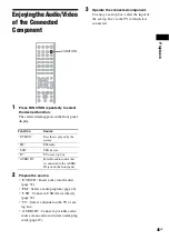 Предварительный просмотр 45 страницы Sony DAV-DZ340K Operating Instructions Manual