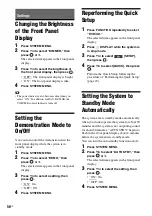 Предварительный просмотр 56 страницы Sony DAV-DZ340K Operating Instructions Manual