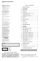 Предварительный просмотр 2 страницы Sony DAV-DZ350 Service Manual