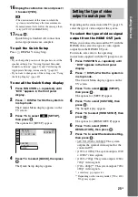 Предварительный просмотр 25 страницы Sony DAV-DZ361W Operating Instructions Manual