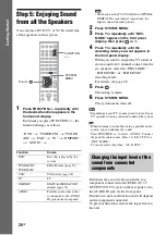 Предварительный просмотр 26 страницы Sony DAV-DZ361W Operating Instructions Manual