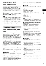 Предварительный просмотр 33 страницы Sony DAV-DZ361W Operating Instructions Manual