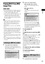 Предварительный просмотр 41 страницы Sony DAV-DZ361W Operating Instructions Manual