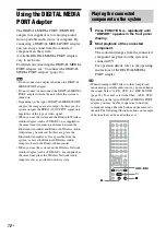 Предварительный просмотр 72 страницы Sony DAV-DZ361W Operating Instructions Manual