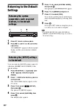 Предварительный просмотр 86 страницы Sony DAV-DZ361W Operating Instructions Manual