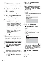 Preview for 80 page of Sony DAV-DZ380W Operating Instructions Manual