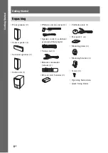 Preview for 8 page of Sony DAV-DZ390K Operating Instructions Manual