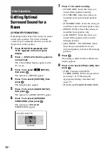 Preview for 76 page of Sony DAV-DZ390K Operating Instructions Manual