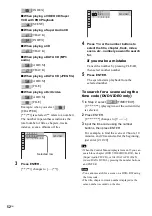 Предварительный просмотр 52 страницы Sony DAV-DZ500F Operating Instructions Manual