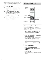 Предварительный просмотр 72 страницы Sony DAV-DZ500F Operating Instructions Manual