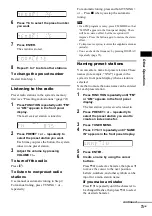 Preview for 73 page of Sony DAV-DZ500F Operating Instructions Manual