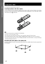 Preview for 8 page of Sony DAV-DZ531W Operating Instructions Manual