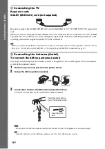 Предварительный просмотр 16 страницы Sony DAV-DZ531W Operating Instructions Manual