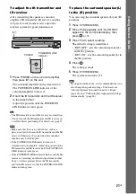 Preview for 21 page of Sony DAV-DZ531W Operating Instructions Manual