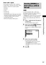 Preview for 51 page of Sony DAV-DZ531W Operating Instructions Manual