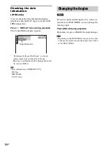 Preview for 54 page of Sony DAV-DZ531W Operating Instructions Manual