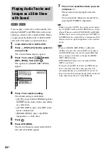 Preview for 60 page of Sony DAV-DZ531W Operating Instructions Manual