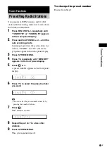 Preview for 65 page of Sony DAV-DZ531W Operating Instructions Manual