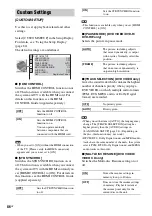 Preview for 86 page of Sony DAV-DZ531W Operating Instructions Manual