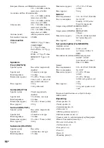 Preview for 98 page of Sony DAV-DZ531W Operating Instructions Manual