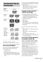 Предварительный просмотр 7 страницы Sony DAV-DZ555K Operating Instructions Manual