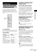 Предварительный просмотр 35 страницы Sony DAV-DZ555K Operating Instructions Manual