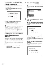 Предварительный просмотр 72 страницы Sony DAV-DZ555K Operating Instructions Manual