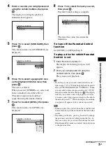 Предварительный просмотр 73 страницы Sony DAV-DZ555K Operating Instructions Manual