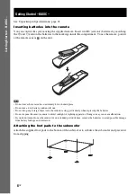 Предварительный просмотр 8 страницы Sony DAV-DZ555M Operating Instructions Manual