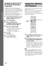 Предварительный просмотр 32 страницы Sony DAV-DZ555M Operating Instructions Manual