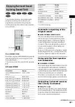 Предварительный просмотр 65 страницы Sony DAV-DZ700FW Operating Instructions Manual