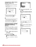 Preview for 64 page of Sony DAV-DZ720 Operating Instructions Manual