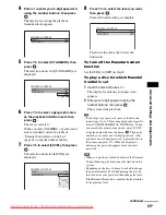 Предварительный просмотр 65 страницы Sony DAV-DZ720 Operating Instructions Manual