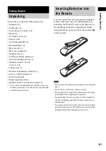 Preview for 13 page of Sony DAV-DZ770W Operating Instructions Manual