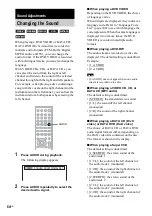 Preview for 64 page of Sony DAV-DZ770W Operating Instructions Manual