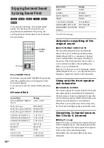 Preview for 66 page of Sony DAV-DZ770W Operating Instructions Manual