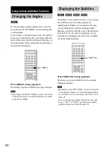 Preview for 70 page of Sony DAV-DZ770W Operating Instructions Manual