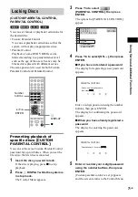 Preview for 71 page of Sony DAV-DZ770W Operating Instructions Manual