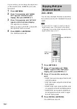 Preview for 78 page of Sony DAV-DZ770W Operating Instructions Manual